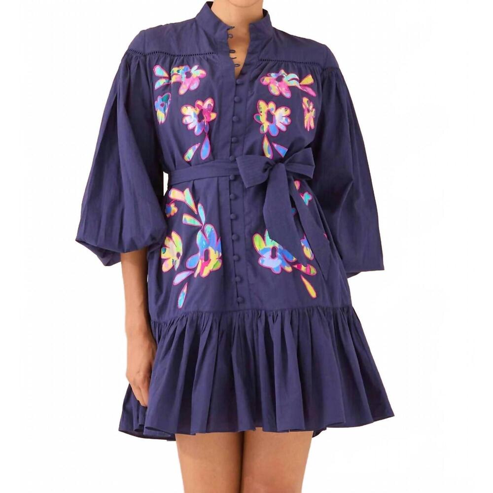 NEW ALIVIA lori dress in navy floral